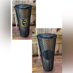 Starbucks & the University of Colorado Venti Cold Beverage Tumbler with Lid 24oz